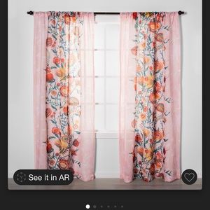 Two 84” Opalhouse Light Filtering Curtain Panels